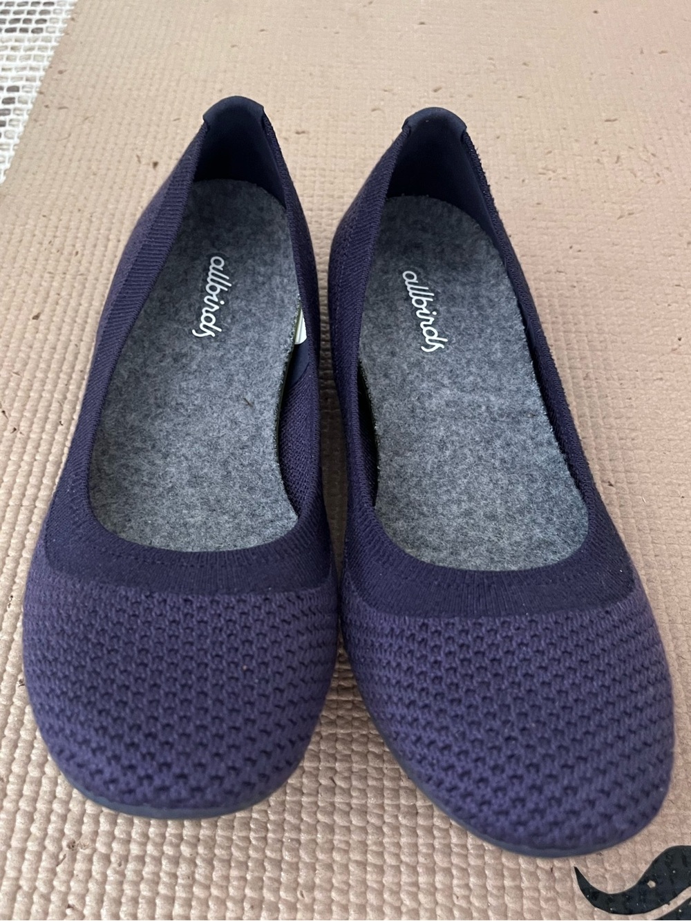 allbirds purple Knit Ballet Flats NWOT